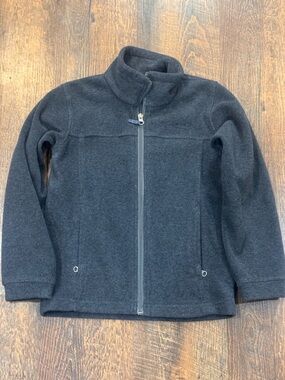 Columbia Grey Full-Zip Fleece Jacket Youth size 8